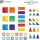 CONNETIX Rainbow Starter Pack, 60 Pieces