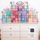 CONNETIX Magnetic Tiles Pastel Creative Pack, 120 Pieces