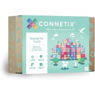 CONNETIX - Magnetic Tiles Pastel Creative Pack, 120 Pieces CONNETIX - Magnetic Tiles Pastel Creative Pack, 120 Pieces