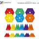 CONNETIX Rainbow Geometry Pack, 30 Pieces