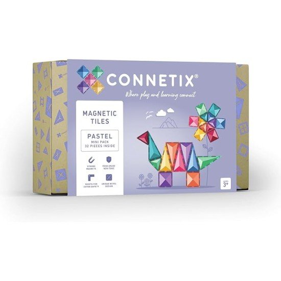 CONNETIX Pastel Mini Pack, 32 Pieces