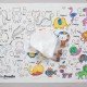 Breakfast Blend Classic Doodle Mat for Toddlers & Kids - Mess Free & Wipeable Activity Pad for Alphabet Learning, Writing, Drawing & Coloring - No Mess Reusable Craft Mat