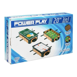 PowerPlay 20" 3 In 1 Games Table PowerPlay 20" 3 In 1 Games Table