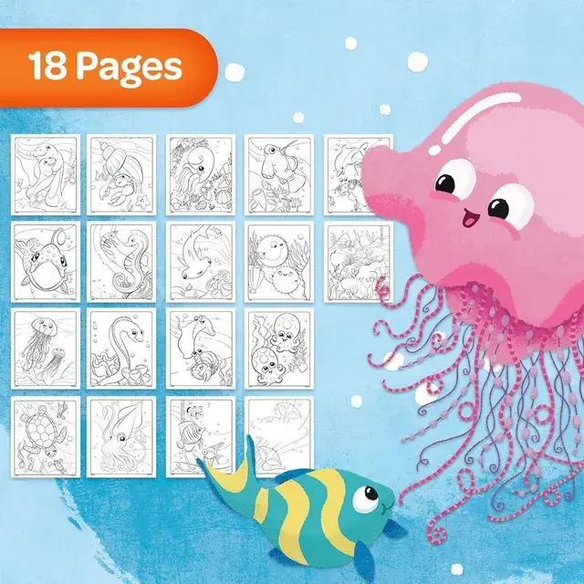 Crayola Color Wonder Mess-Free Colouring Set - Deep Sea Friends - 22 Pcs (3).webp