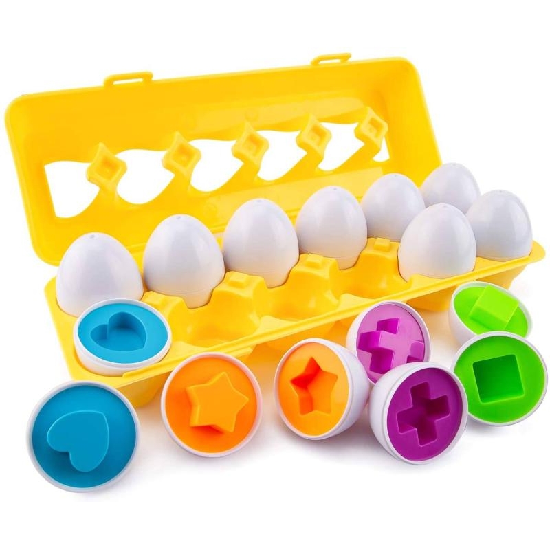 Matching Eggs Shapes - 12pcs