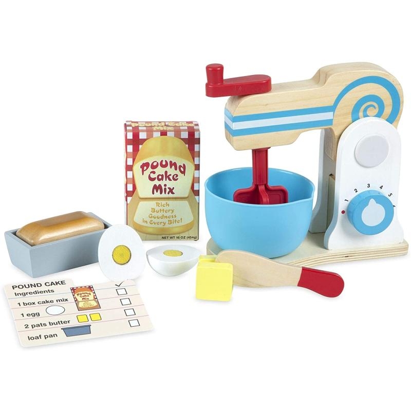 Melissa & Doug Make-a-cake Mixer Set