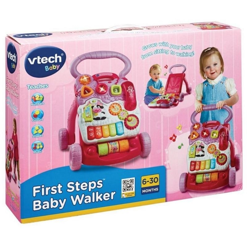 Vtech Baby First Step Pink Baby Walker