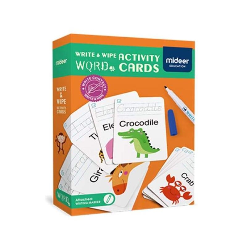 ميدير - كتابة ومسح بطاقات الكلمات