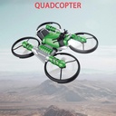 Leap 2in1 Deformation Quadcopter Drone - Green