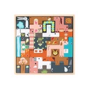 بازل الحيوانات الخشبي تانغرام