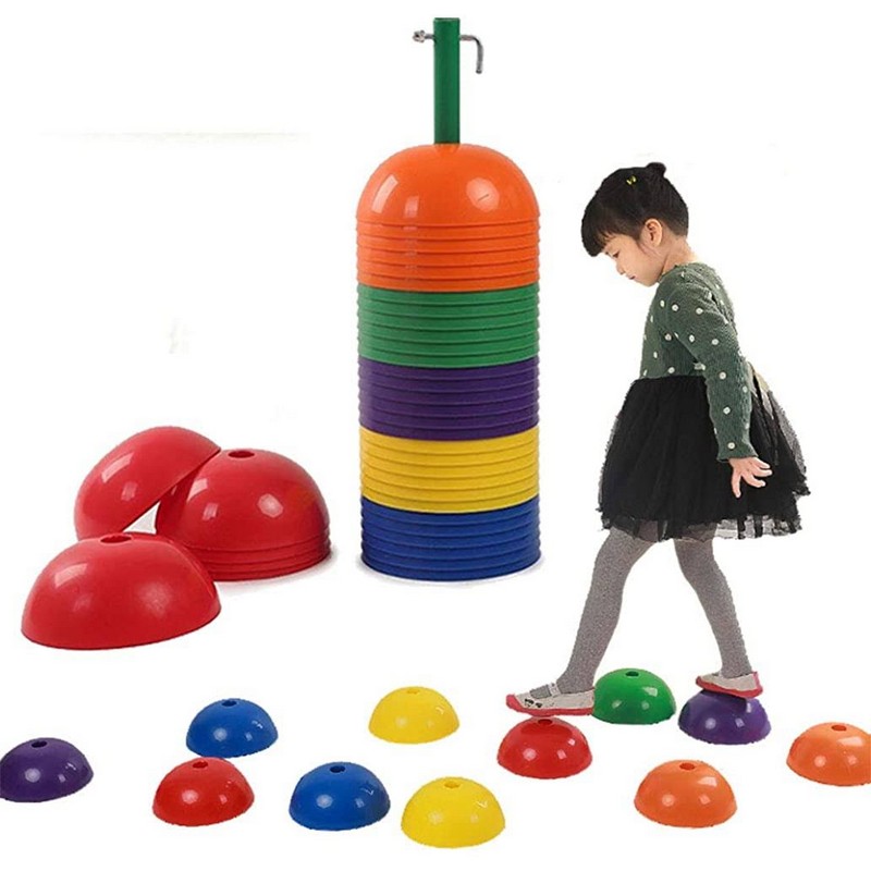 مجموعة مخاريط صلبة للتوازن – 36 قطعة