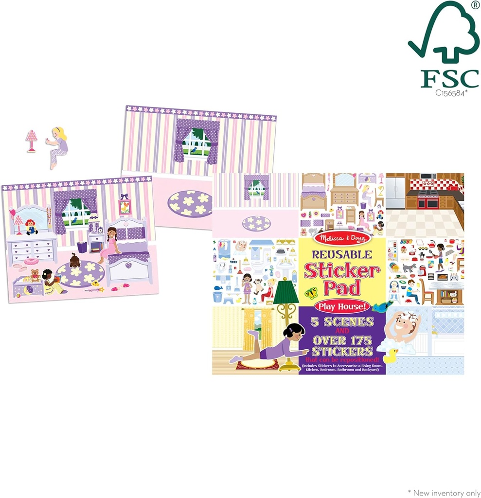 Melissa & Doug Reusable Sticker Pad