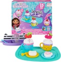 Gabby’s Dollhouse, Sprinkle Party Sweet Treat Set, Pretend Play Kitchen Hot Cocoa Party