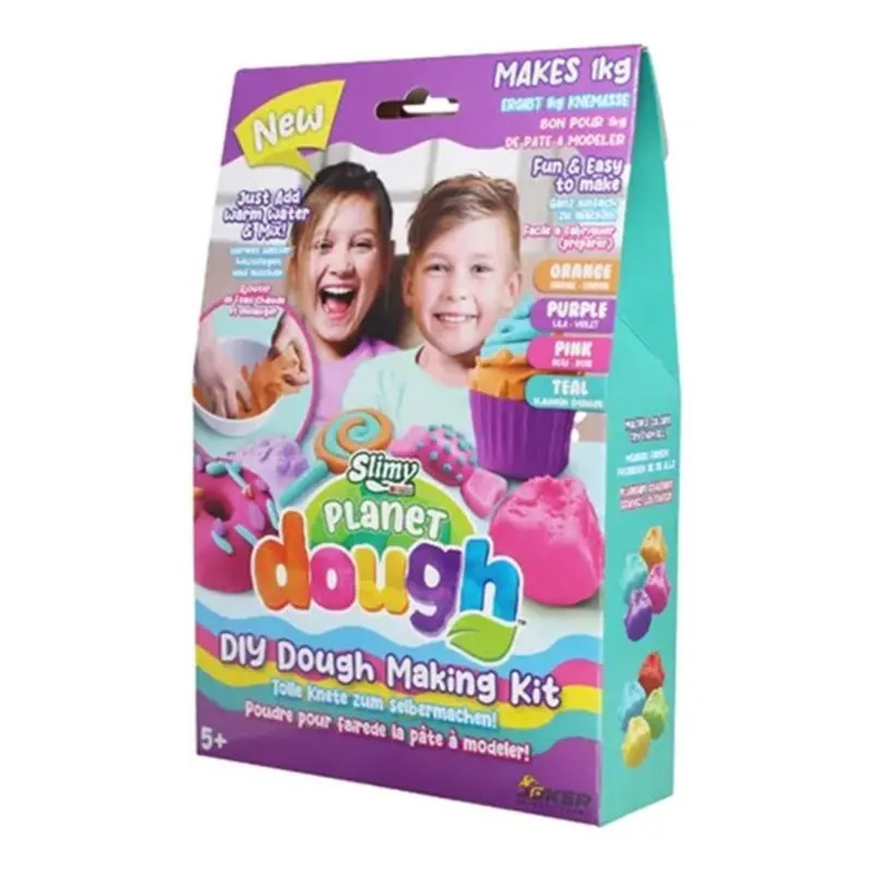 Slimy - Planet Dough DIY Dough Making Kit With Tools - 1kg