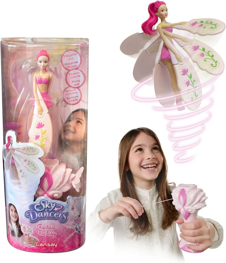 Sky Dancers - Fuchsia Fantasy Flying Doll