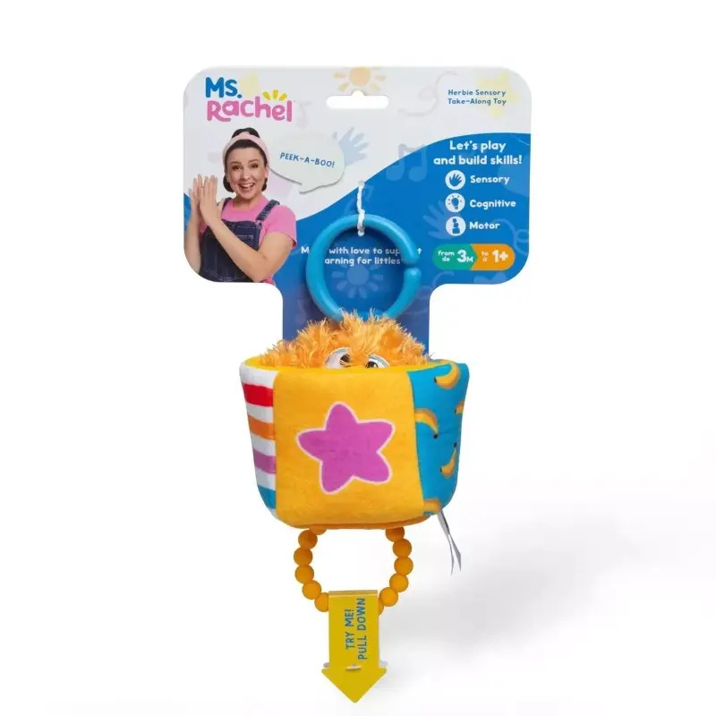 Ms.Rachel Herbie Sensory Take-Along Toy