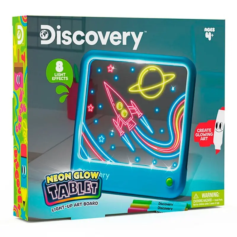 Discovery Toy Drawing Light Board Neon Designer