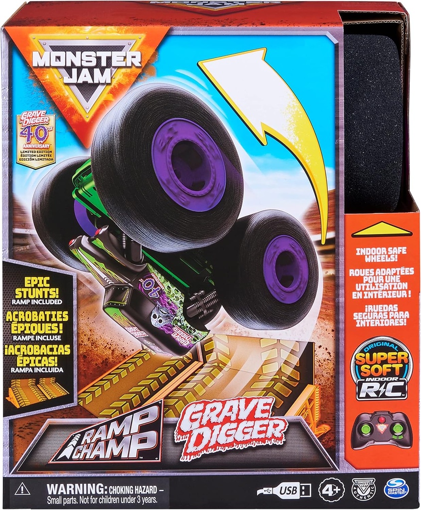 Monster Jam Ramp Champ Grave Digger