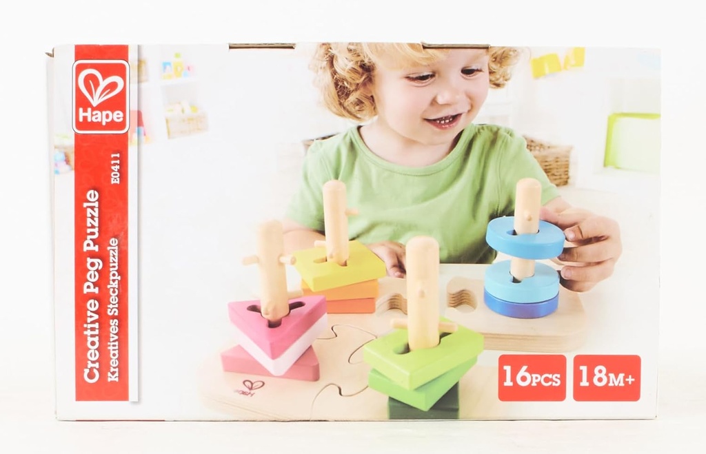 Hape Wooden Creative Peg Puzzle