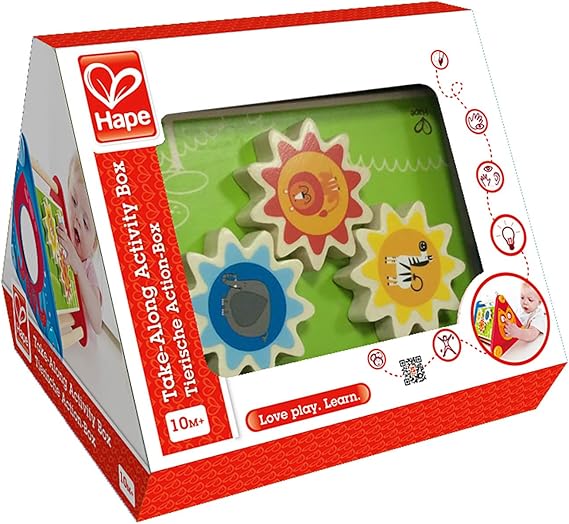 Hape Wooden Take-Along Activity Box