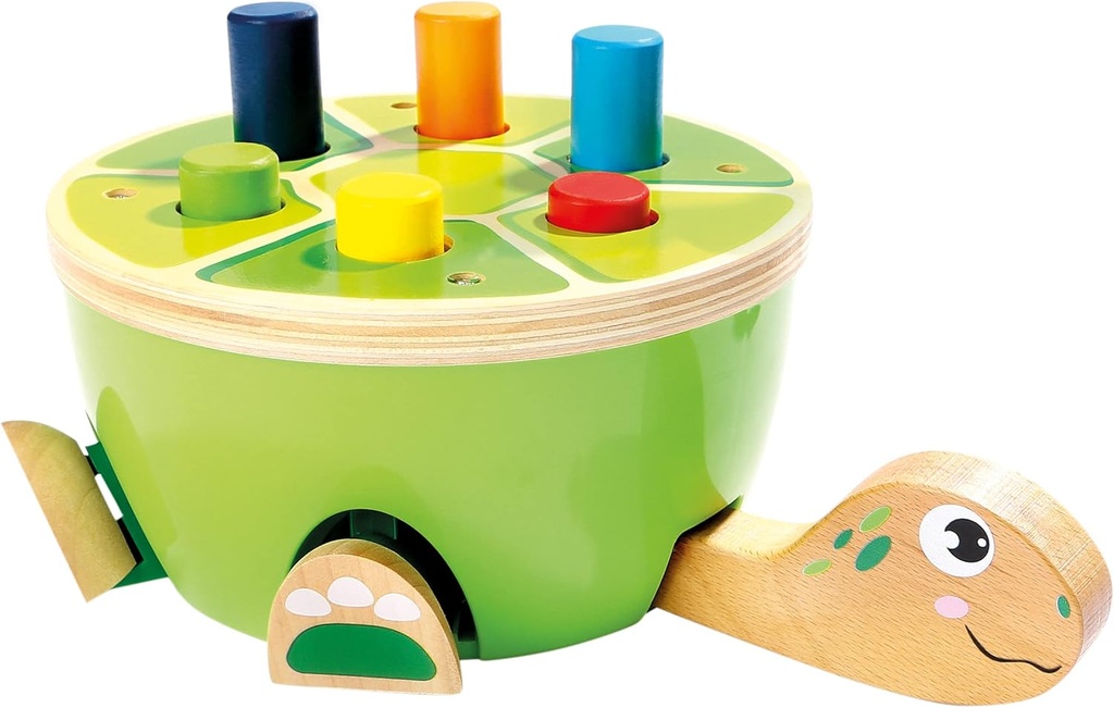 مقعد خشبي للضرب على شكل سلحفاة