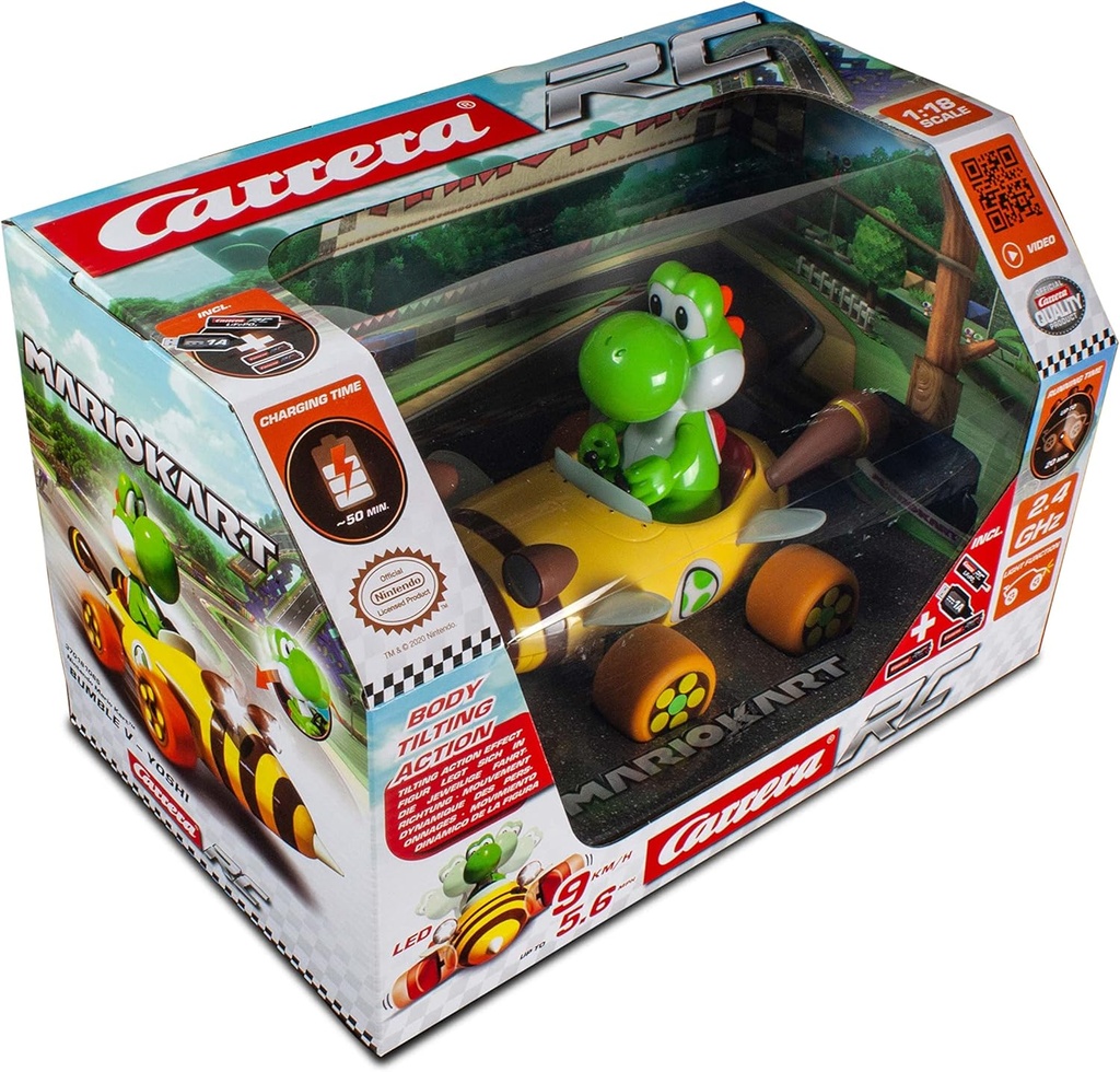 Carrera RC Mario Kart Bumble V Yoshi Toy