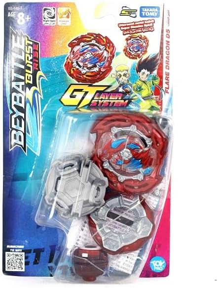 BEYBLADE - BEYBATTLE Flare Dragon With Lr Laucher Gyro Spining D5