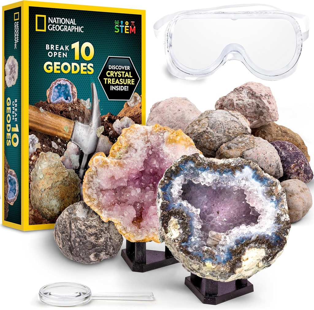 National Geographic Break Open 10 Premium Geodes
