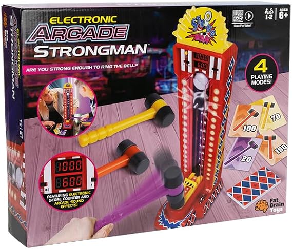 Fat Brain Toys Electronic Arcade Strongman Games