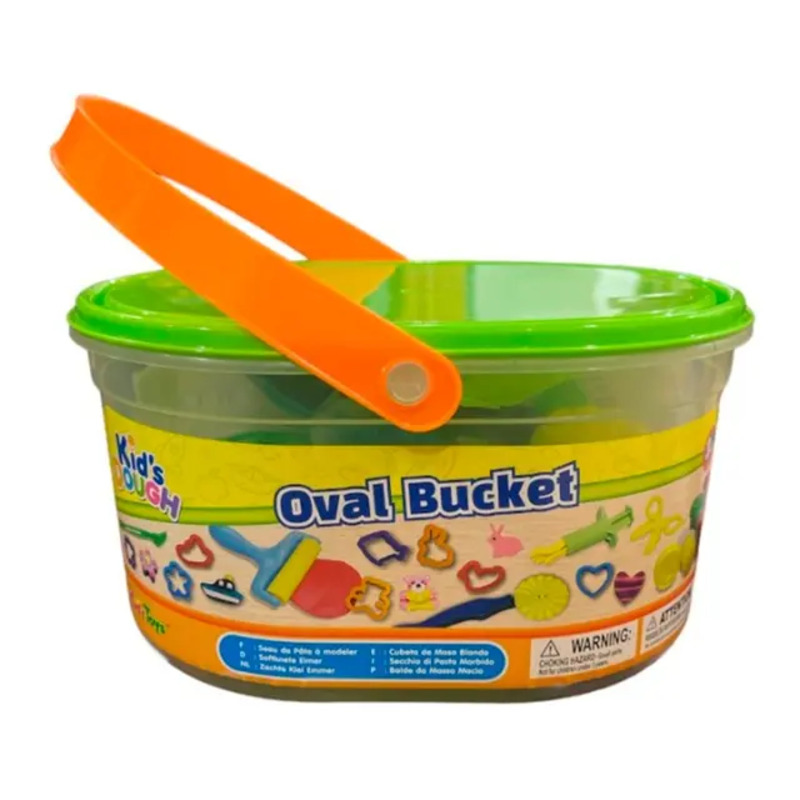 Kids Dough Oval Bucket 56g - 4 Pack