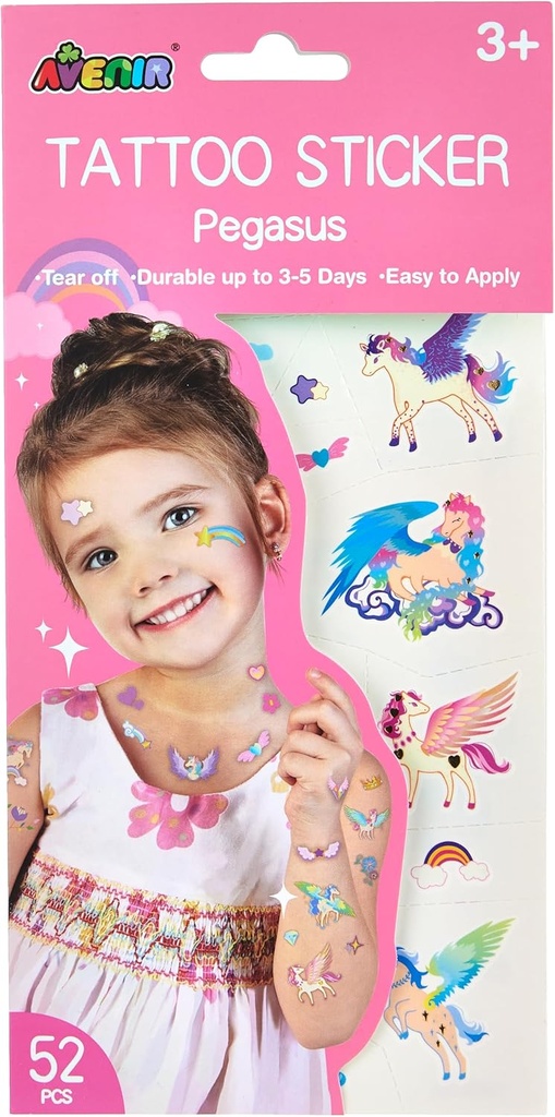 Avenir - Tattoo Sticker - Pegasus Series