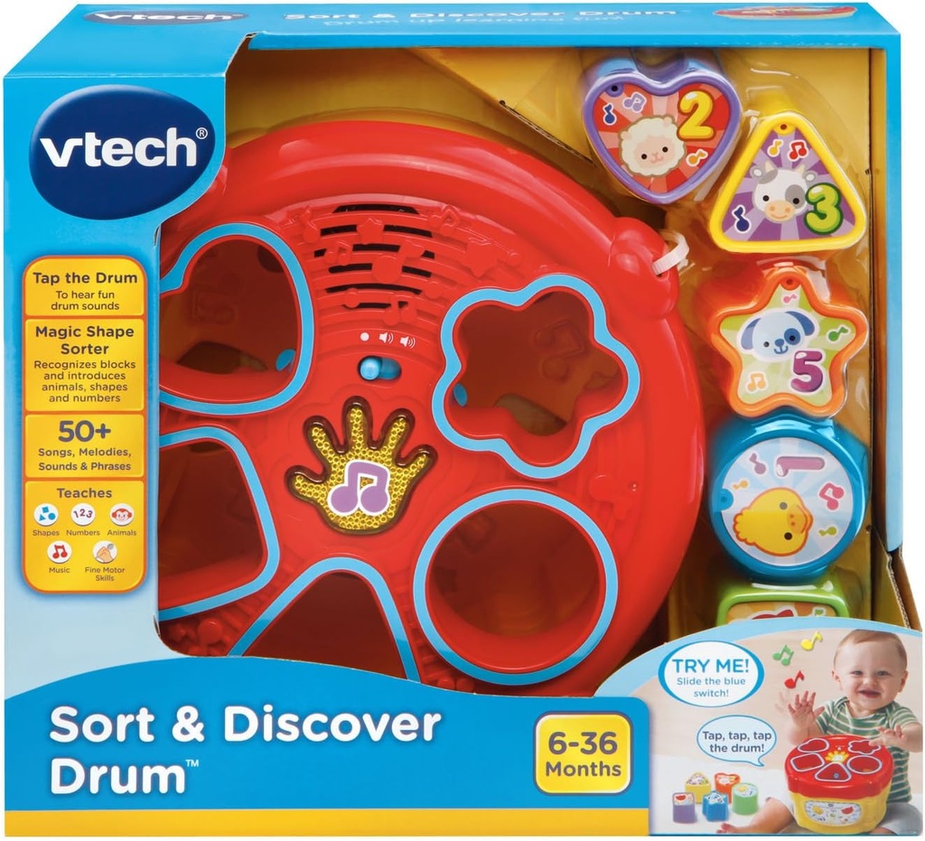 أسطوانة الفرز والاكتشاف من VTech