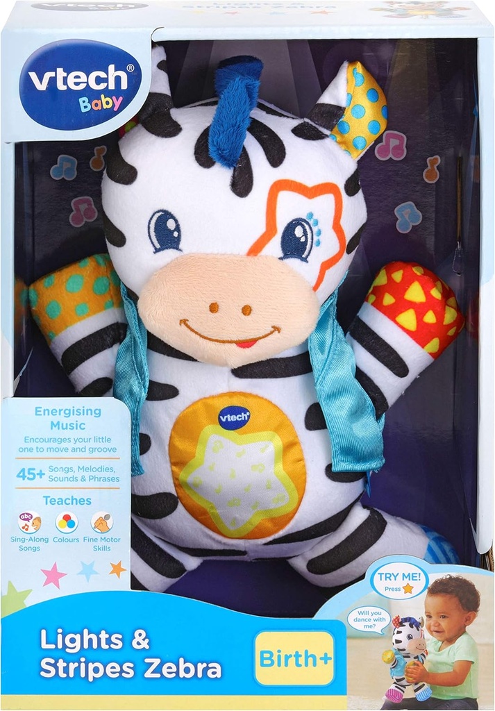 VTech Lights and Stripes Zebra
