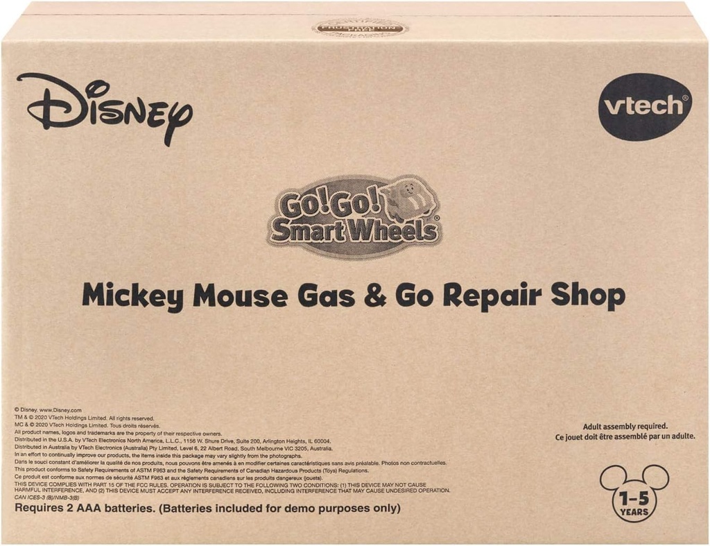 VTech Go! Go! Smart Wheels Disney Mickey Mouse Gas and Go Repair Shop