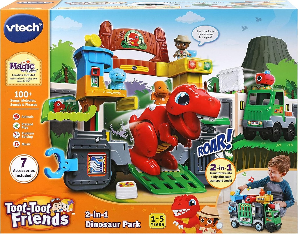 حديقة الديناصورات توت توت فريندز 2 في 1 من في تيك