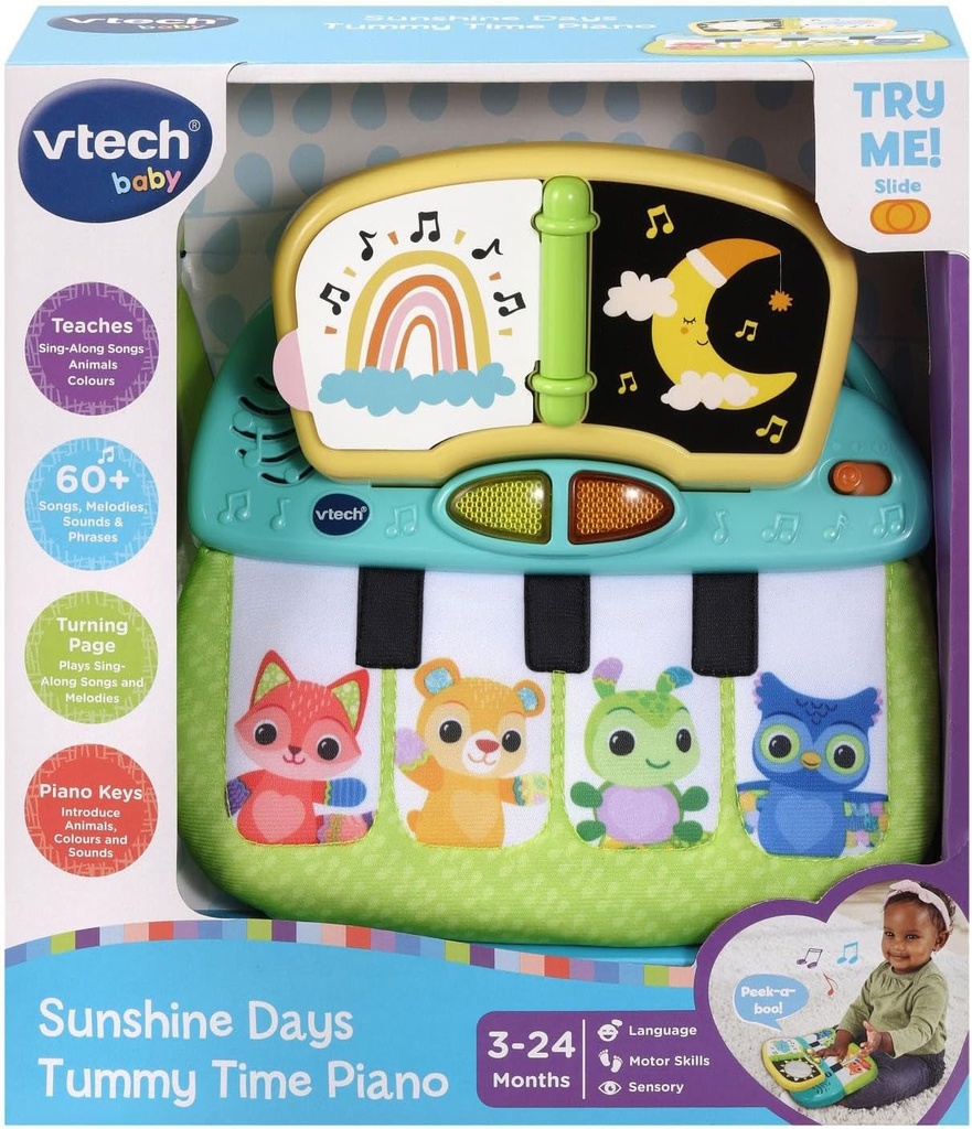 VTech Baby Sunshine Days Tummy Time Piano