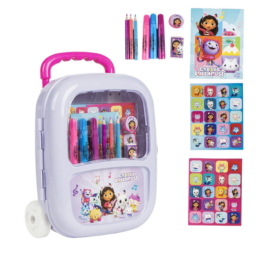 Gabby's Dollhouse - Colorable Set Trolley