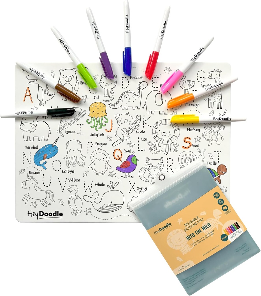 HeyDoodle - Into The Wild Classic Doodle Mat