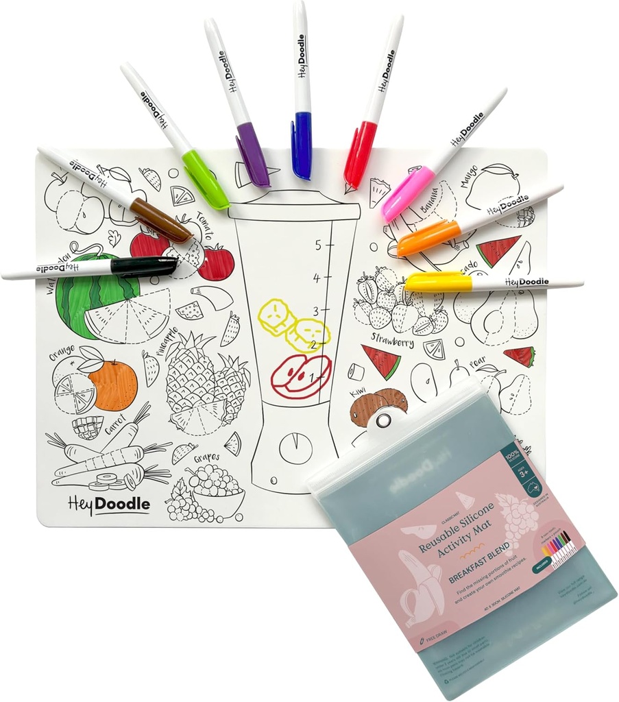 HeyDoodle - Breakfast Blend Classic Doodle Mat