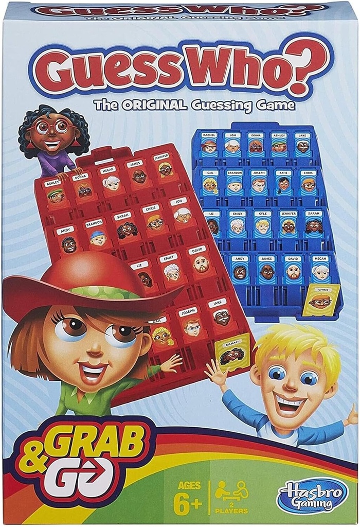 Hasbro - Grab and Go Guess Who Game