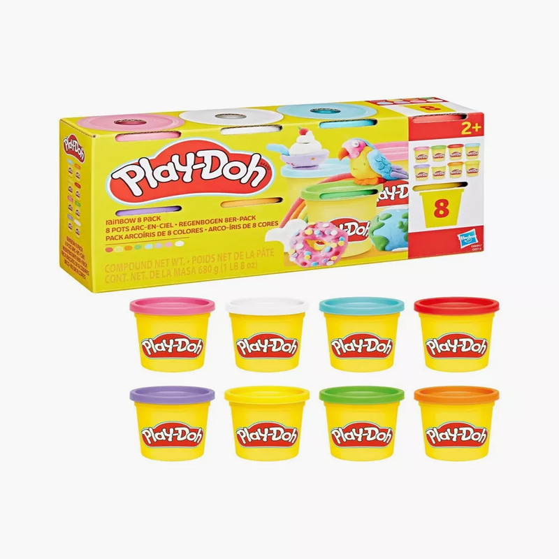 Play-Doh - 8 Piece Rainbow Colors