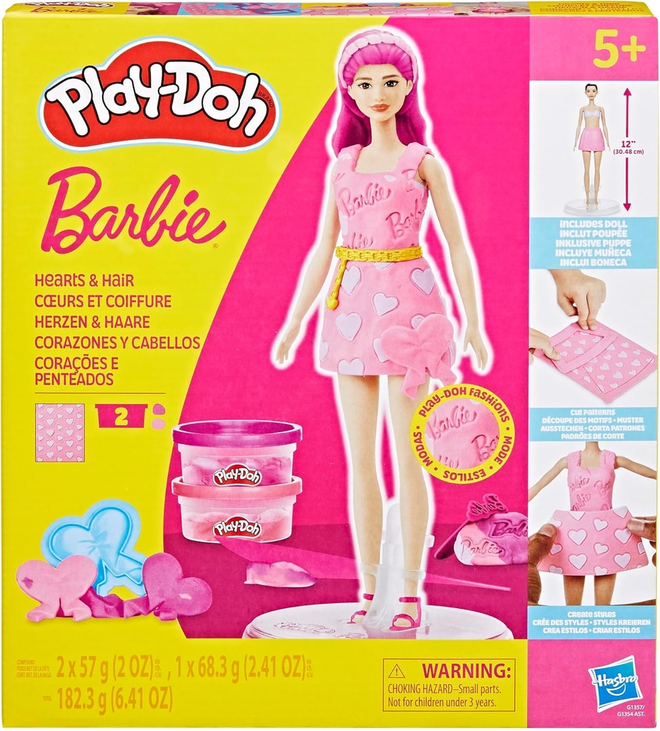 Play-Doh - Barbie Hearts & Hair