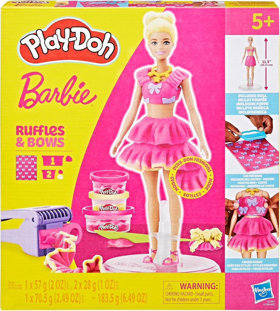 Play-Doh - Barbie Ruffles and Bows Set