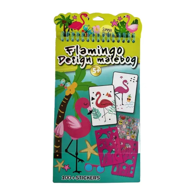 Striders - Flamingo Design Coloring Book