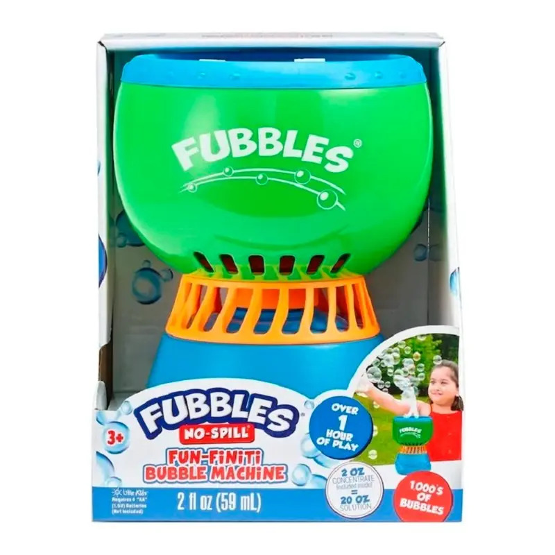 فَبُلز – آلة فقاعات Fun-Finiti بدون انسكاب