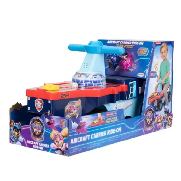 Paw Patrol – Paw Patrol Movie 2 Aircraft Carrier Ride-On