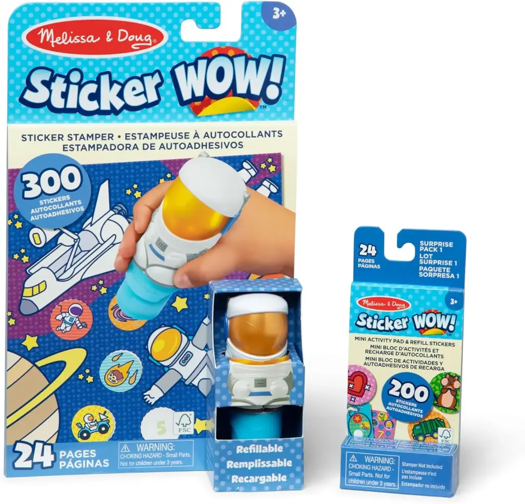 Melissa & Doug Sticker Wow!™ Astronaut Bundle: 24-Page