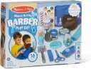 Melissa & Doug Barber Shop Pretend Play Set Shaving Toy for Boys and Girls Ages 3+ Wearable Beard and Shave Accessories for Role Play