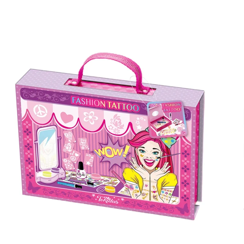 Tokidas – Tattoo Play Sets in Reusable Cardboard Box 