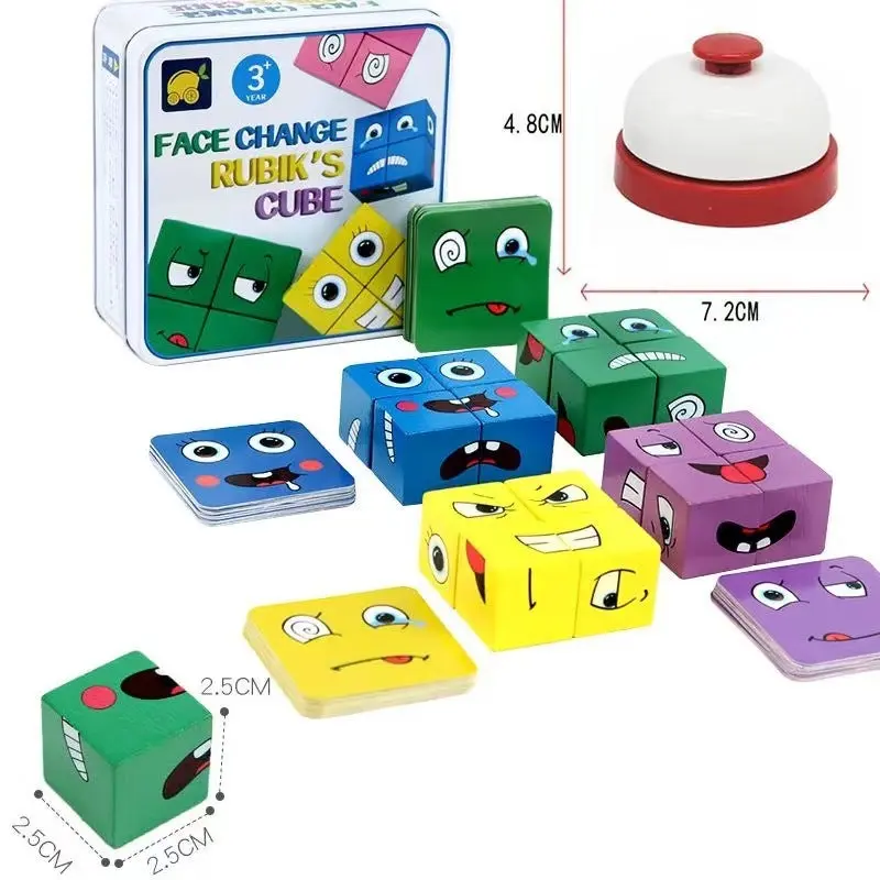 Face-Changing Smiley Face Rubik's Cube